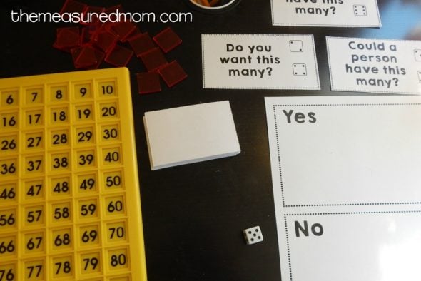 number sense activity 1