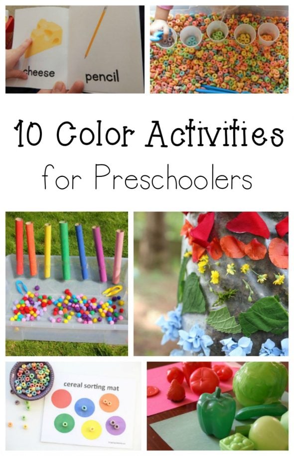 10 color activities for preschoolers