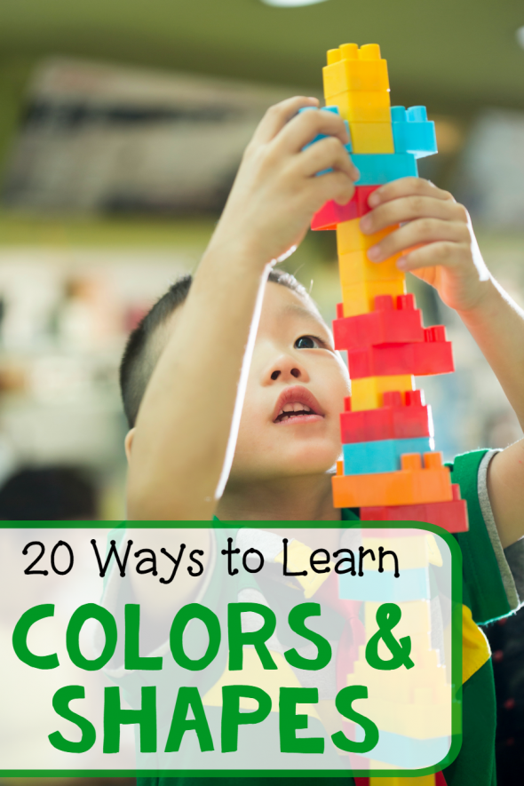 20 ways to learn colors and shapes