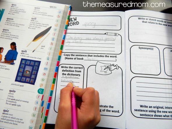 vocabulary journal 3