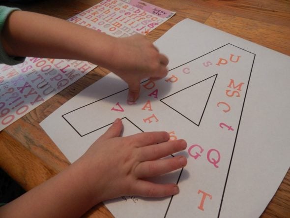 letter A activities for 2-year-olds 7