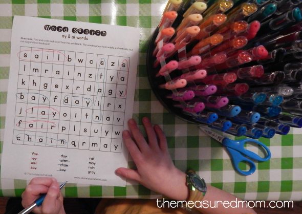 Grab this set of free ai and ay worksheets for extra reading practice!