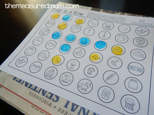 Print these no-prep games for some fun letter sounds review!