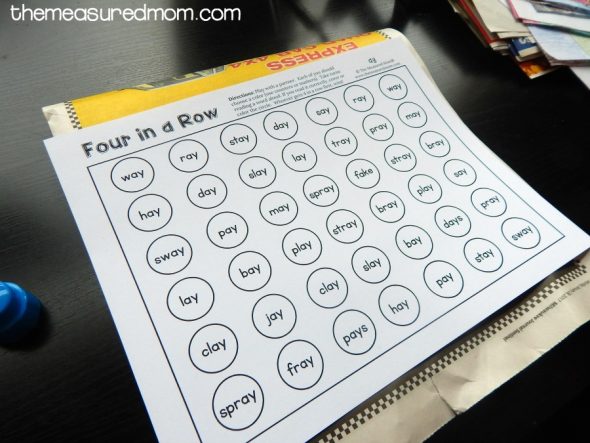 Download this set of three no prep games for reading ai and ay words!