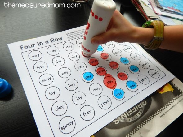 Download this set of three no prep games for reading ai and ay words!