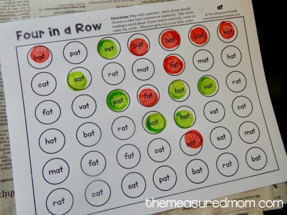 Grab this set of 21 free games to help kids practice reading short a words!