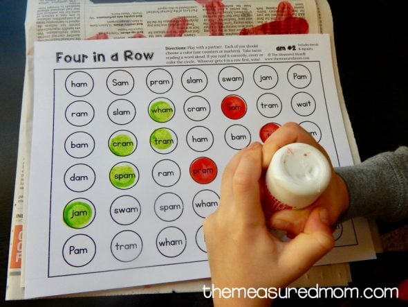 Grab this set of 21 free games to help kids practice reading short a words!