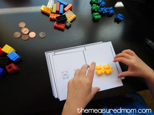 Teach counting with these free printable copycat cards!