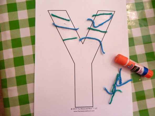letter Y activities for 2-year-olds