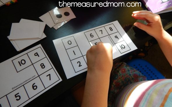 Get a set of simple count to 10 games for preschoolers. Just print and play!
