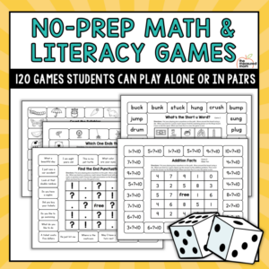 120 Print and Play Math & Literacy Games for K-2