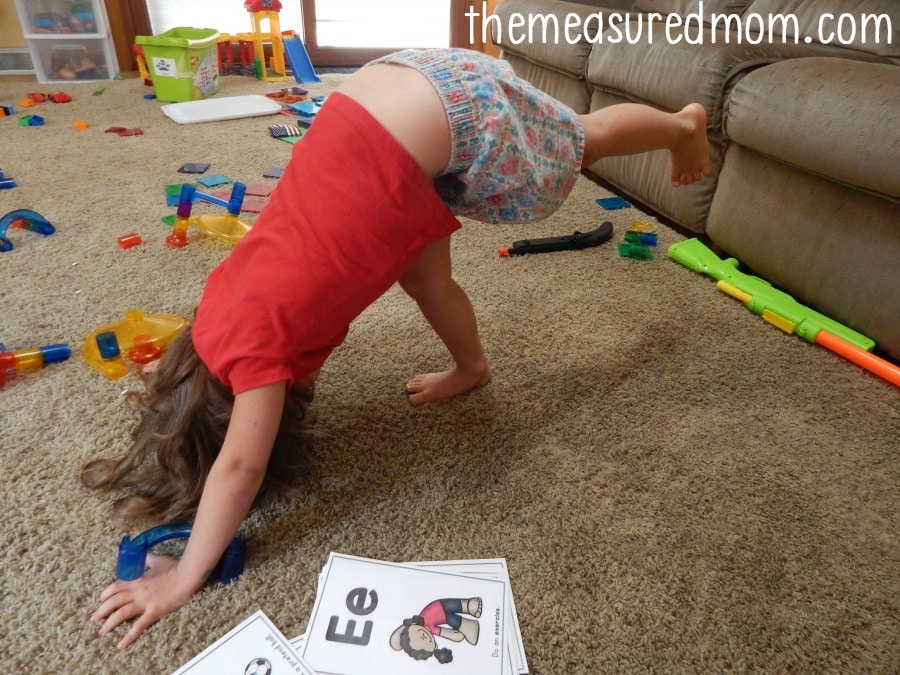 Alphabet action cards - Reach All Readers