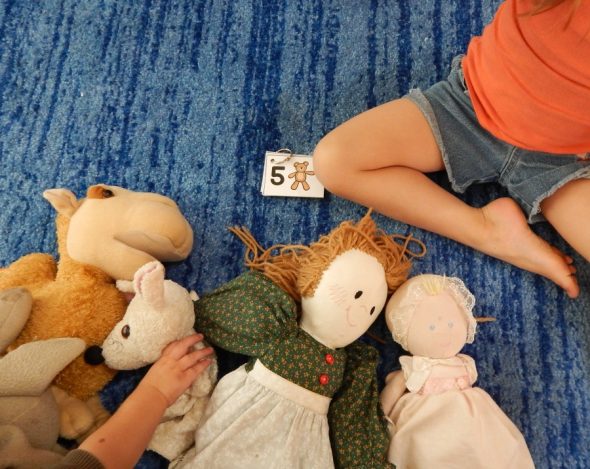 counting stuffed animals