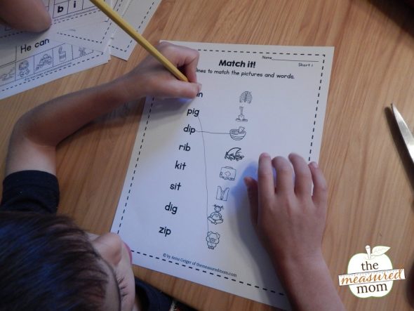 Grab this set of nine free short i worksheets!