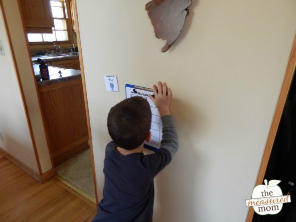 write the room recording sheet