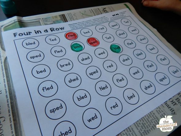 Print these free games for helping your learners master short e words!