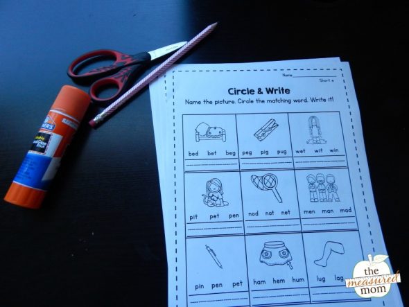 Grab this set of free short e worksheets!