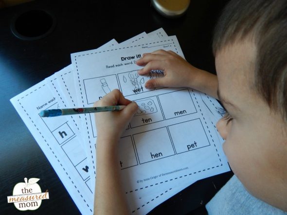 Grab this set of free short e worksheets!