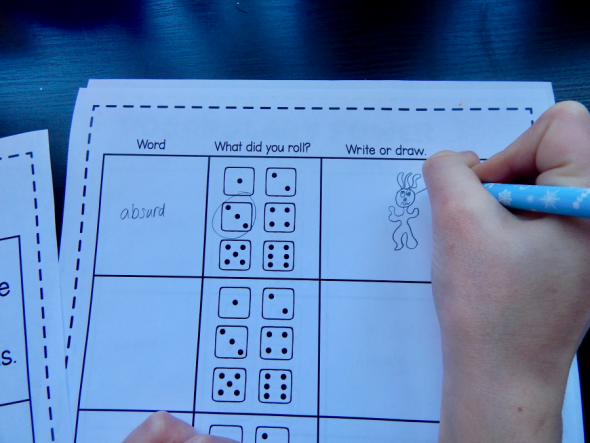 This game-like activity is perfect for vocabulary review in third, fourth, and fifth grade!