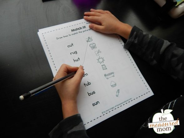 Grab this bundle of free short u worksheets!