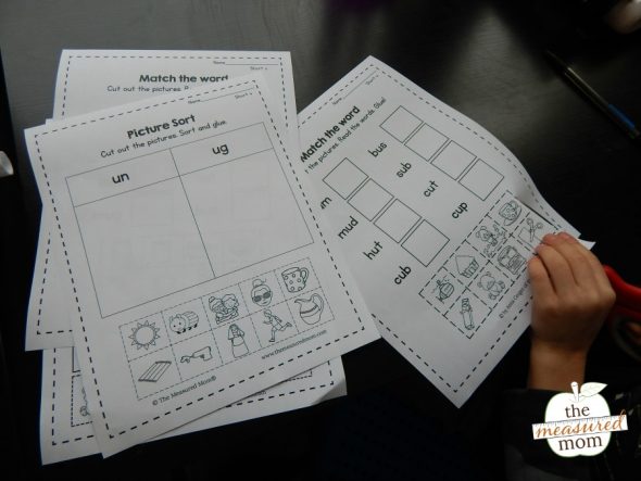 Grab this bundle of free short u worksheets!