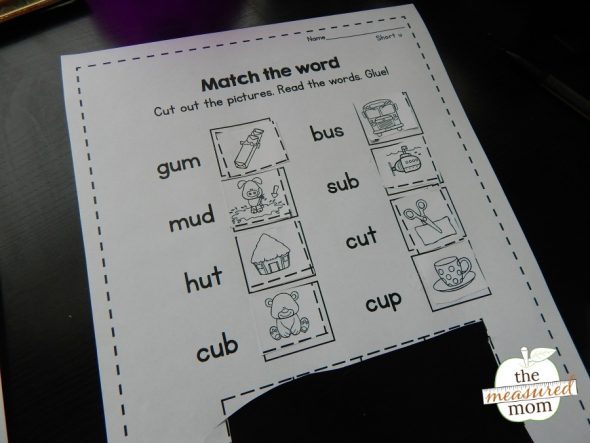 Grab this bundle of free short u worksheets!