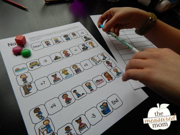 This simple verb game is perfect for introducing action verbs!
