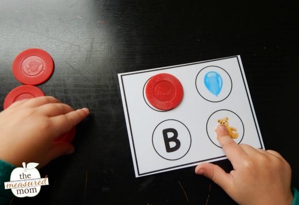 Grab these free cards to introduce letters and build vocabulary!