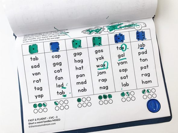 roll and read game being played