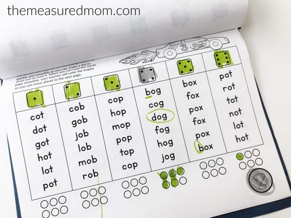 roll and read game being played