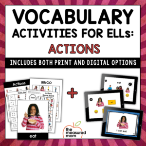 ESL Vocabulary Bundle: Actions