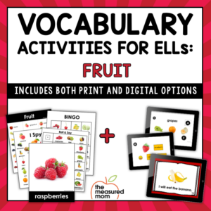 ESL Vocabulary Bundle: Fruit