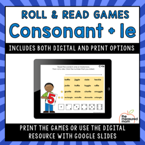Roll & Read: Consonant + le