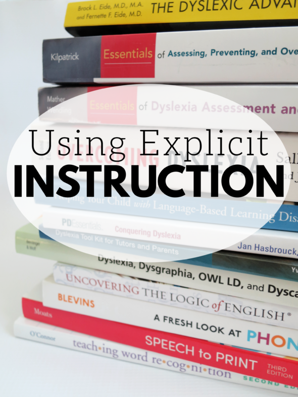 What is explicit instruction