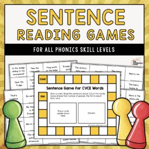 Sentence Reading Games - All Phonics Levels