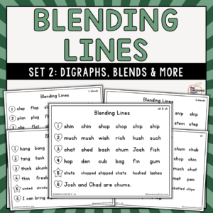 Blending Lines for Blends & Digraphs