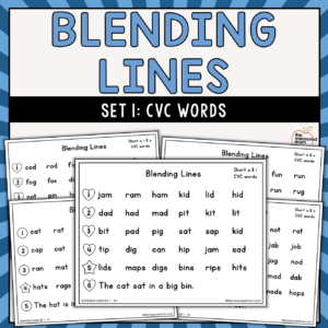 Blending Lines for CVC Words