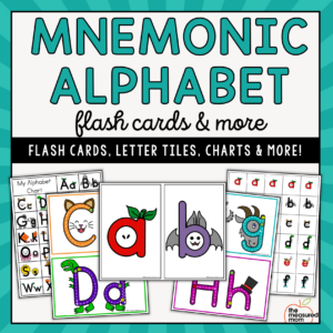 Mnemonic Alphabet Flash Cards & More