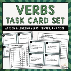 Verbs: Task Card Set