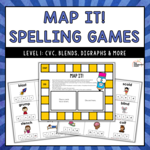 Map it! Spelling Games - Level 1