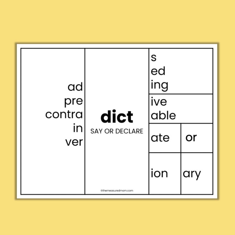 Free word matrix activities - Reach All Readers