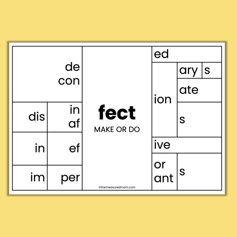 Free word matrix activities - Reach All Readers