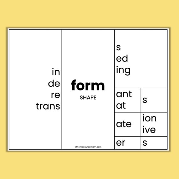 Free word matrix activities - Reach All Readers