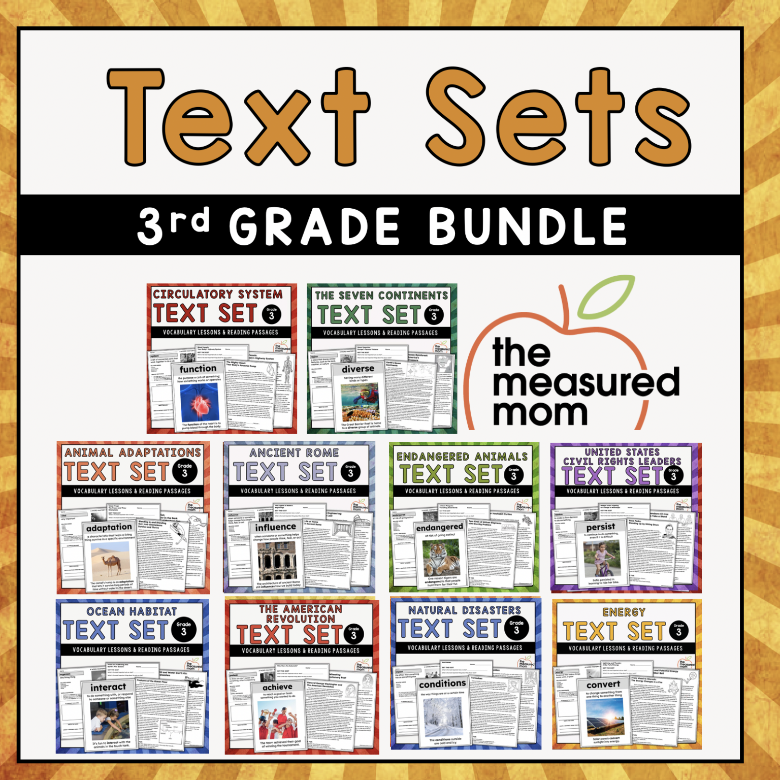 Third Grade Text Set Bundle - Reach All Readers