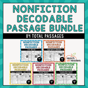 Nonfiction Decodable Passage Bundle