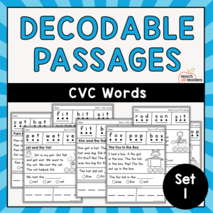 Decodable Passages: CVC Words