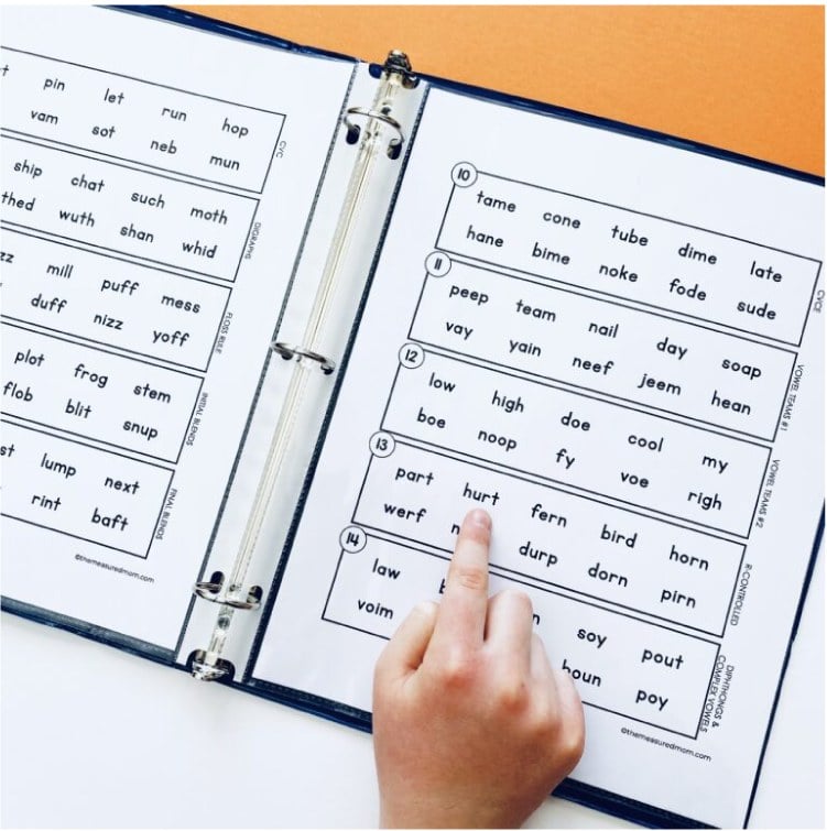 Free phonics assessment